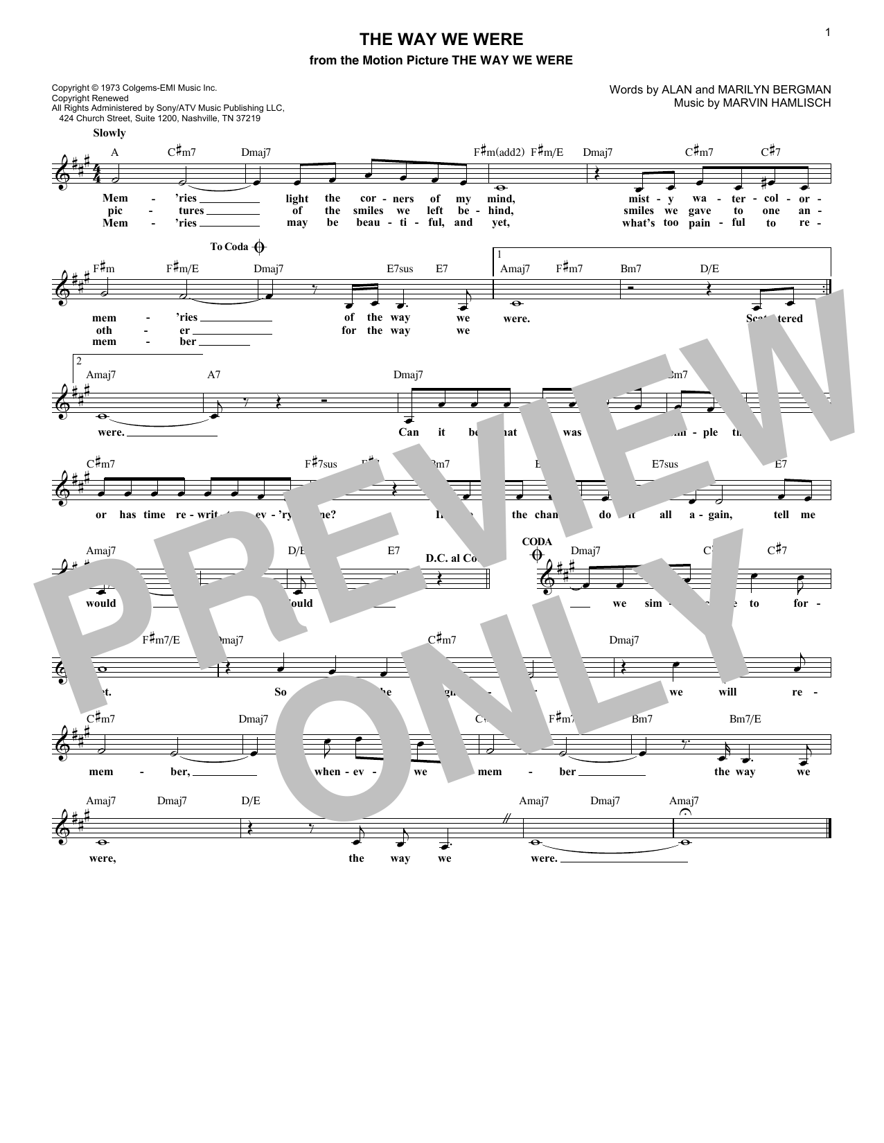 Produktgalerie: Seite 1 von 1 The Way We Were, Barbra Streisand