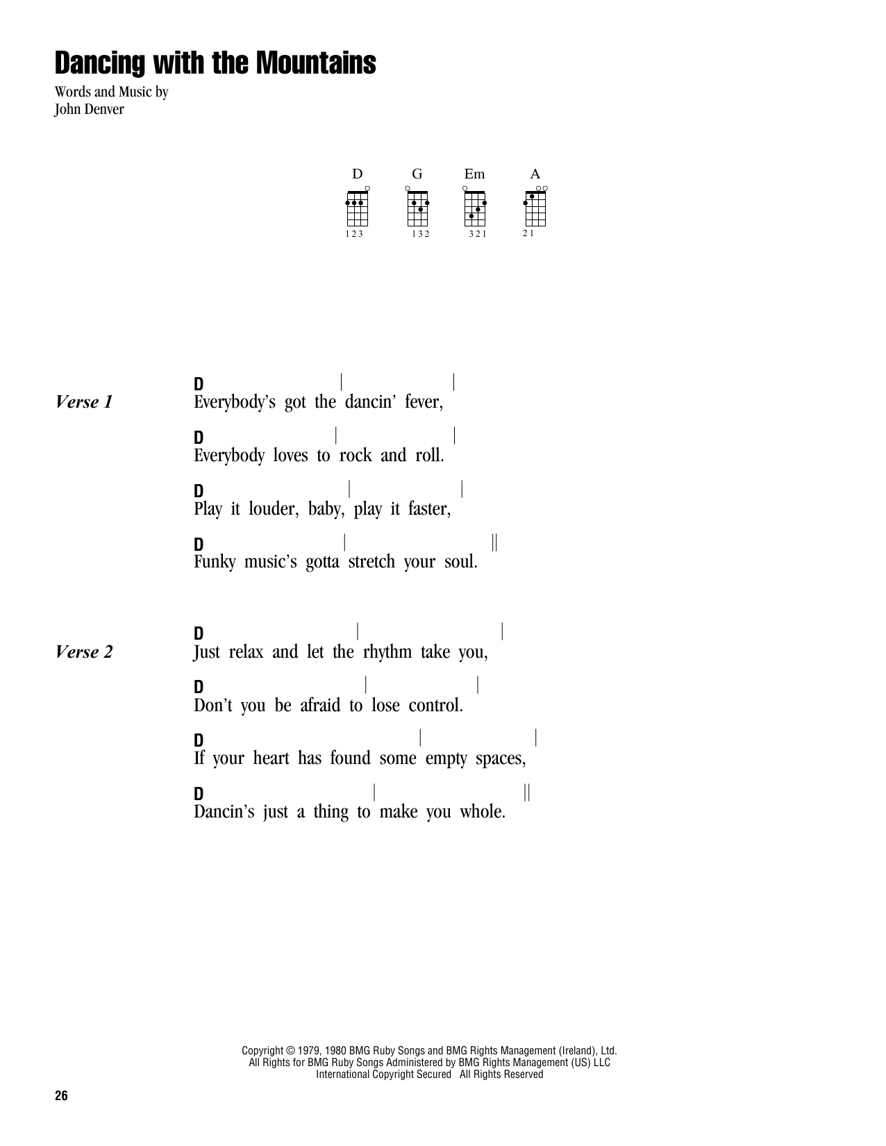 Product gallery: Page 1 of 1 Dancing With The Mountains, John Denver