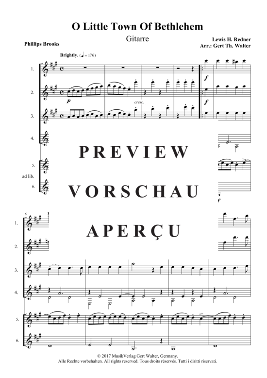 Produktgalerie: Seite 6 von 11 O Little Town Of Bethlehem , , (flexibles Quintett)