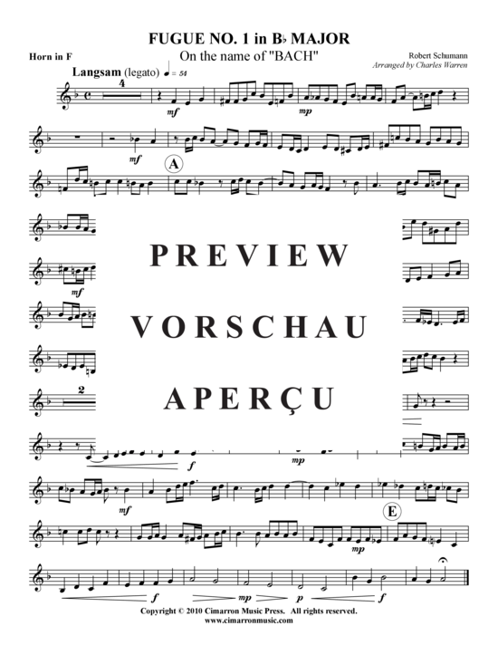 Produktgalerie: Seite 6 von 10 Fuge Nr. 1 in Bb , , (Blechbläserquintett)