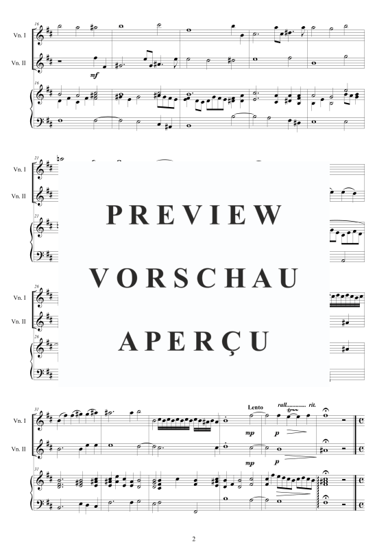 Produktgalerie: Seite 3 von 11 Trio Sonata No.8 in H-Moll Op.1, , 2 Violinen und Cembalo
