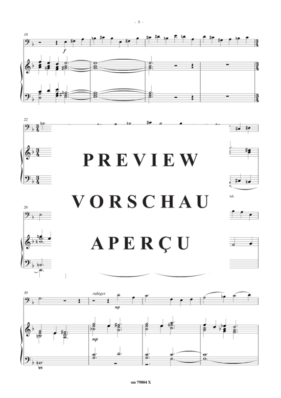 Product gallery: Page 7 of 21 Fünf Choralspiele , , (trombone + organ)