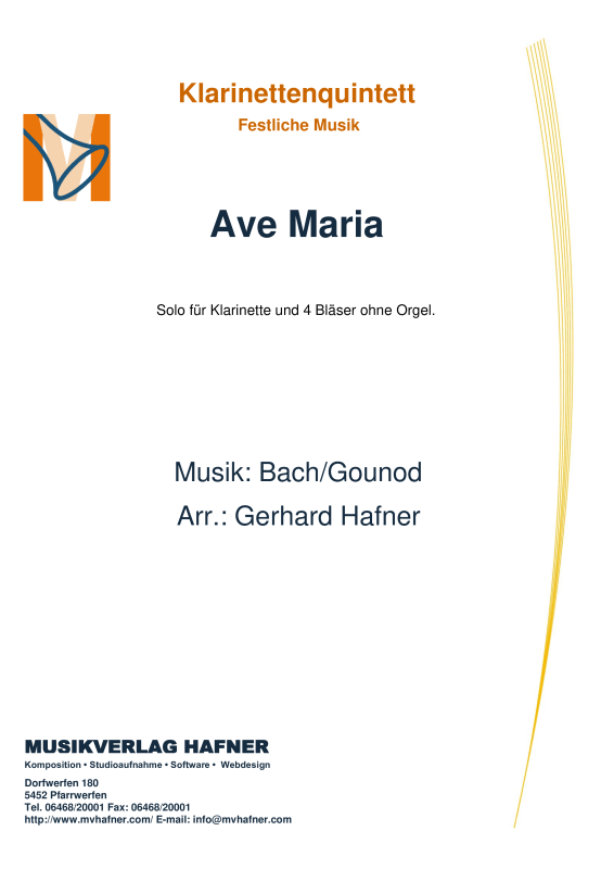 Product picture to: Ave MariaBach/Gounod