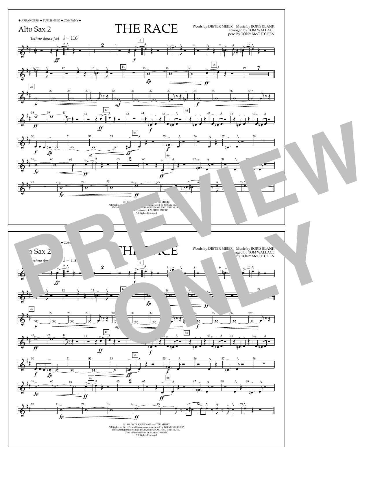 Product picture to: The Race - Alto Sax 2