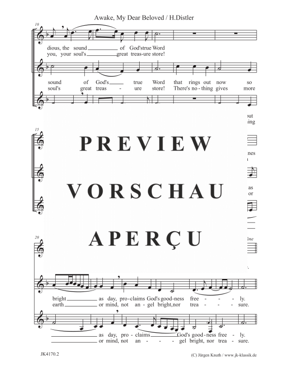 gallery: Awake, My Dear Beloved / The Year Cycle, Op.5, No.30, , Frauenchor