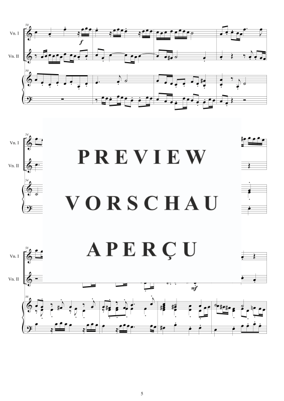 Produktgalerie: Seite 6 von 11 Trio Sonata No.6 in A-Moll Op.1, , 2 Violinen und Cembalo