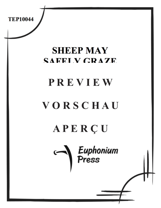 Product gallery: Page 2 of 19 Sheep May Safely Graze , , (Tuba Quartett EETT)