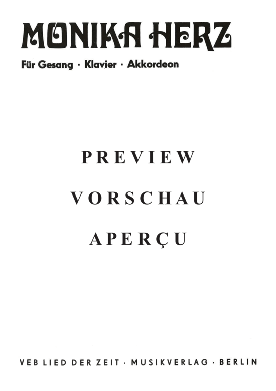 Product gallery: Page 3 of 7 Monika Herz Songbuch , Monika Herz, Piano and Voice