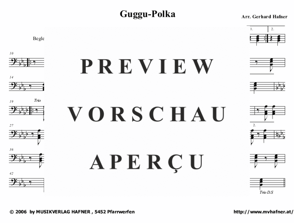 Product gallery: Page 10 of 11 Guggu-Polka, , (woodwind and brass)