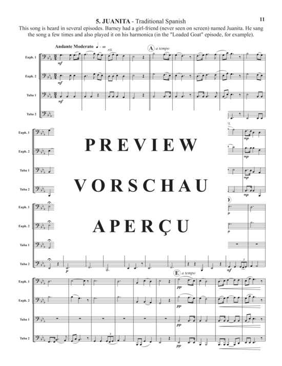 Product gallery: Page 13 of 21 Mayberry Town Concert , , (Tuba Quartett EETT)