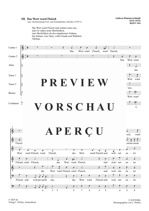 gallery: Das Wort ward Fleisch, , (Gemischter Chor 6-stimmig)
