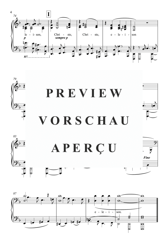 Product gallery: Page 5 of 5 Requiem - I. Introït et Kyrie, Inagawa, Akiko, Solo Piano