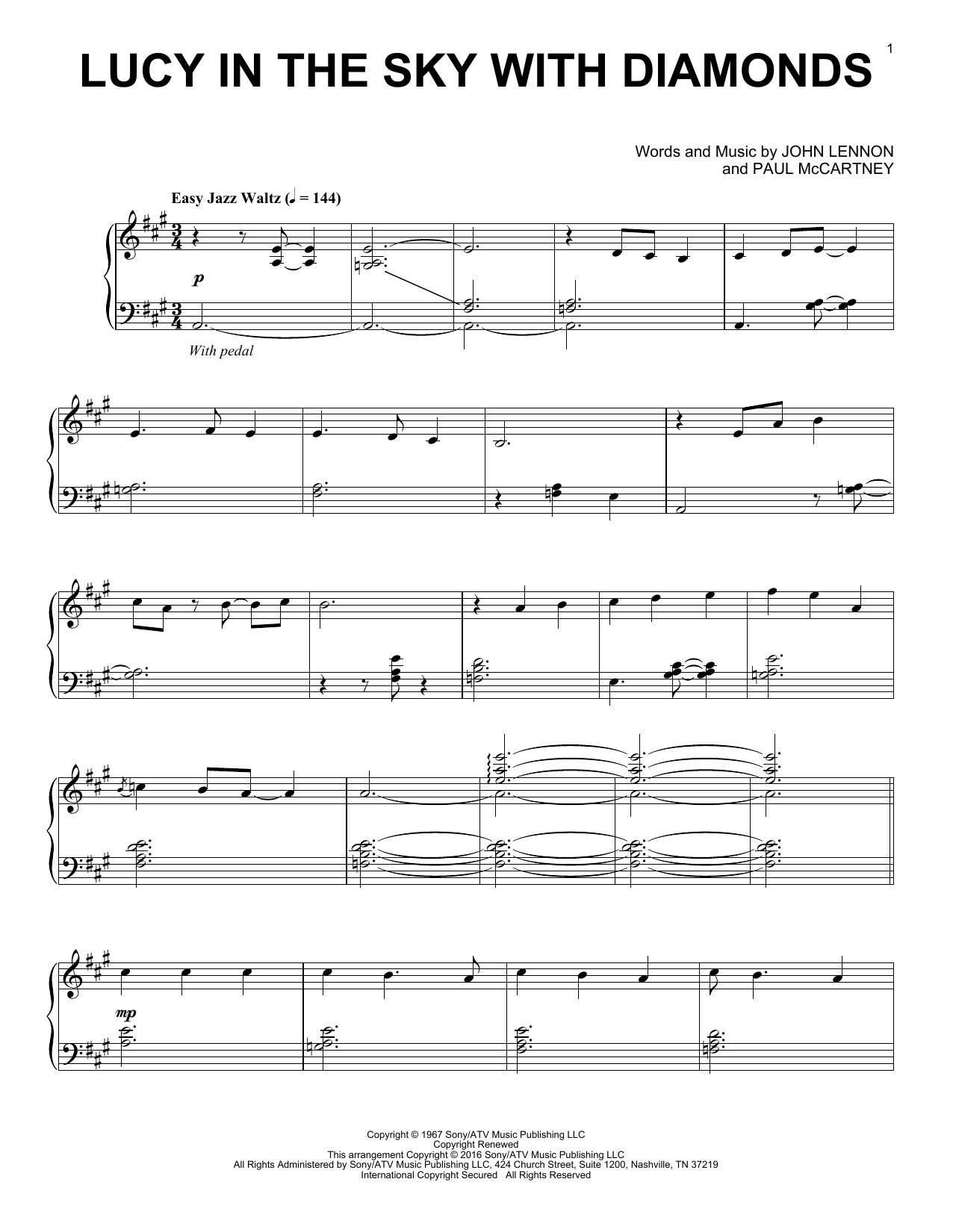 Product gallery: Page 1 of 1 Lucy In The Sky With Diamonds [Jazz version], The Beatles