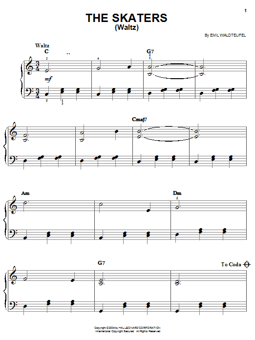 Produktbild zu: The Skaters (Waltz)