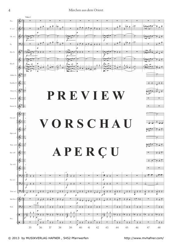 Product gallery: Page 9 of 11 Märchen aus dem Orient, , (large wind orchestra)