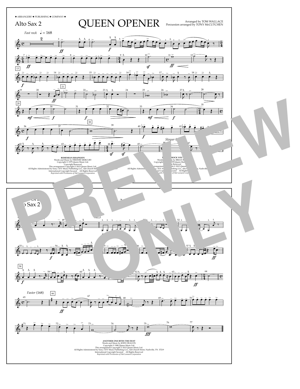 Produktbild zu: Queen Opener - Alto Sax 2
