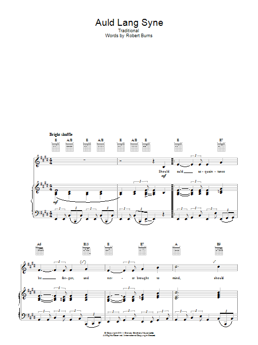 Product picture to: Auld Lang Syne