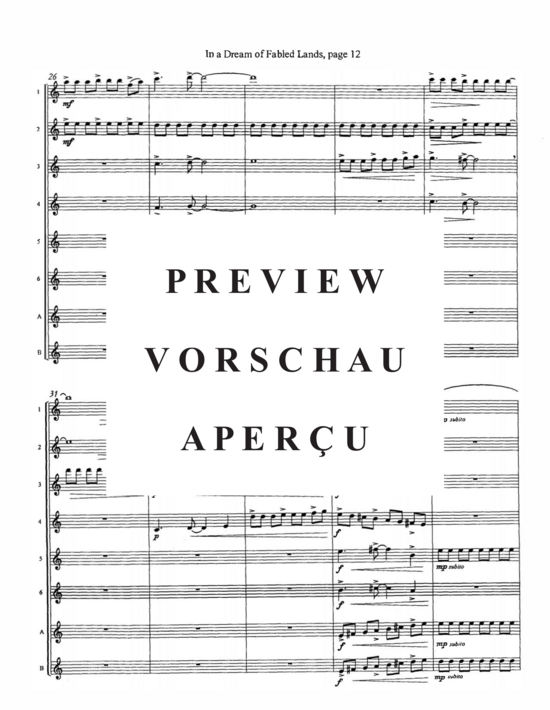 Product gallery: Page 15 of 21 In A Dream of Fabled Lands , , (6 C flutes, alto flute and bass flute)