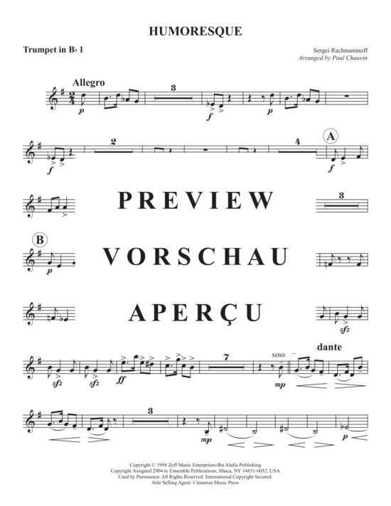 Produktgalerie: Seite 9 von 18 Humoresque , , (Blechbläserquintett)