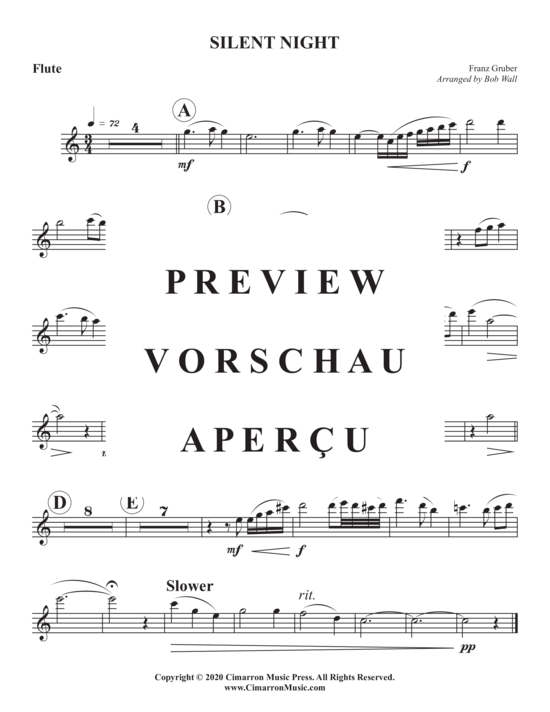 Produktgalerie: Seite 5 von 9 Stille Nacht , , (Holzbläser Quintett)