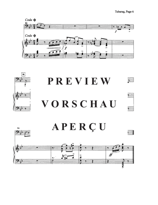 Produktgalerie: Seite 8 von 10 Tubarag , , (Tuba + Klavier)