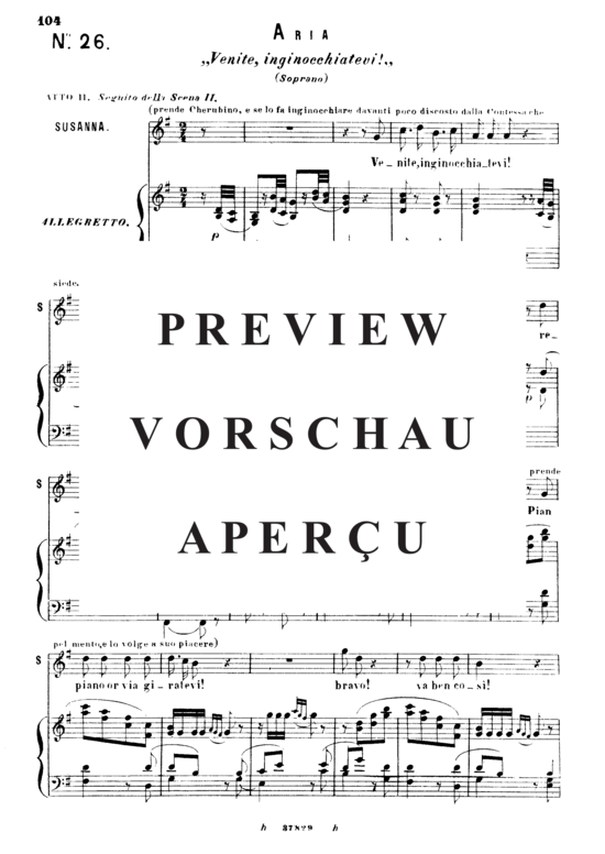 Product gallery: Page 2 of 7 Venite, inginnochiatevi, , Soprano Solo and Piano