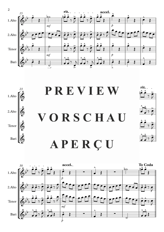 Product gallery: Page 3 of 11 In der Bar zum Krokodil, Comedian Harmonists, (Saxophone Quartet AATB)