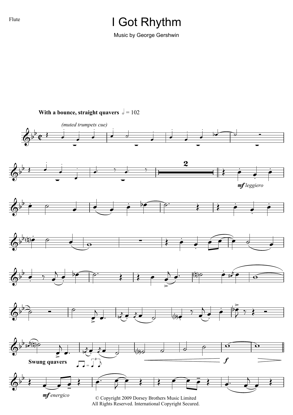 Product gallery: Page 1 of 1 I Got Rhythm, George Gershwin