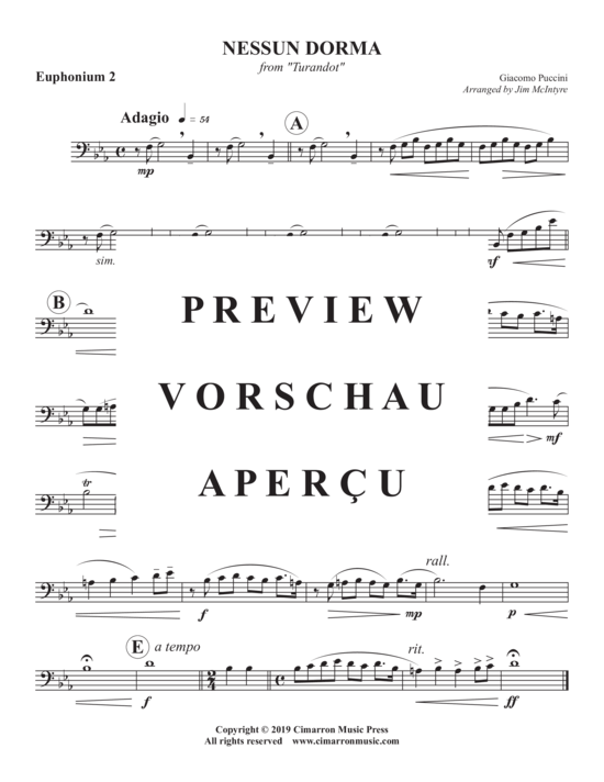 Product gallery: Page 7 of 10 Nessun Dorma , , (Tuba Quartett EETT)