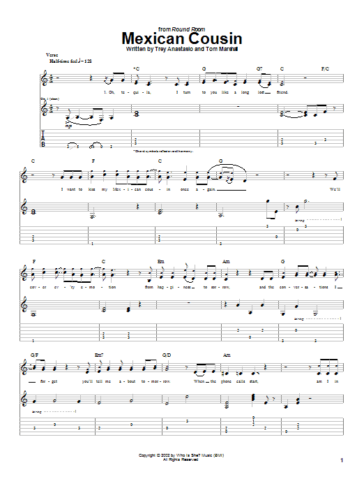 Produktgalerie: Seite 1 von 1 Mexican Cousin, Phish, Gitarre
