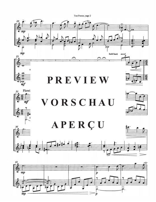 Product gallery: Page 5 of 21 Two Poems , , (flute and guitar)