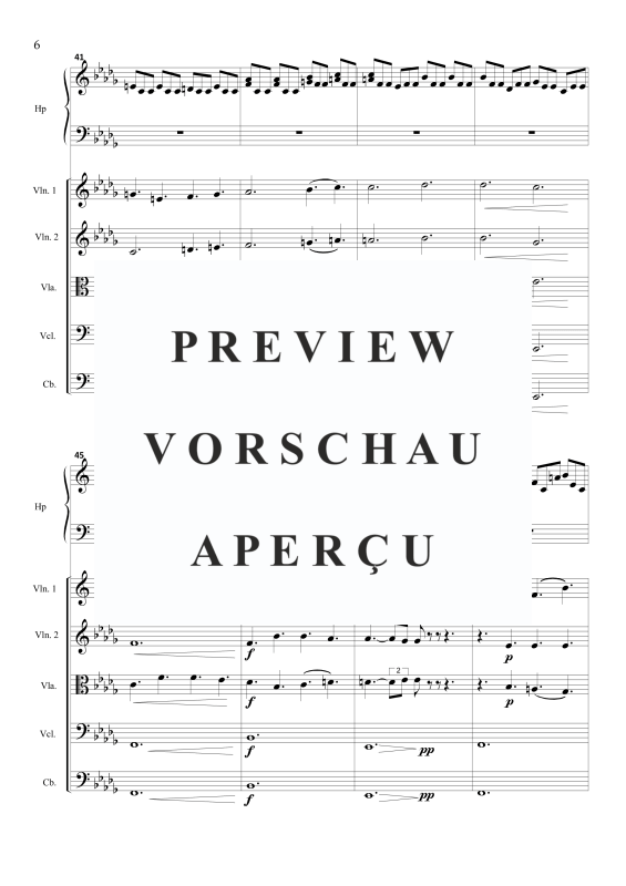 Product gallery: Page 9 of 11 Cantique de Jean Racine, , Mixed Choir, Harp and Strings