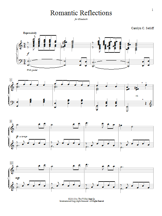 Produktbild zu: Romantic Reflections