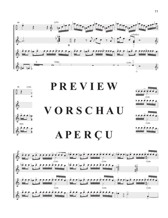 Product gallery: Page 14 of 21 Overture for Percussion , , (4 percussionists)