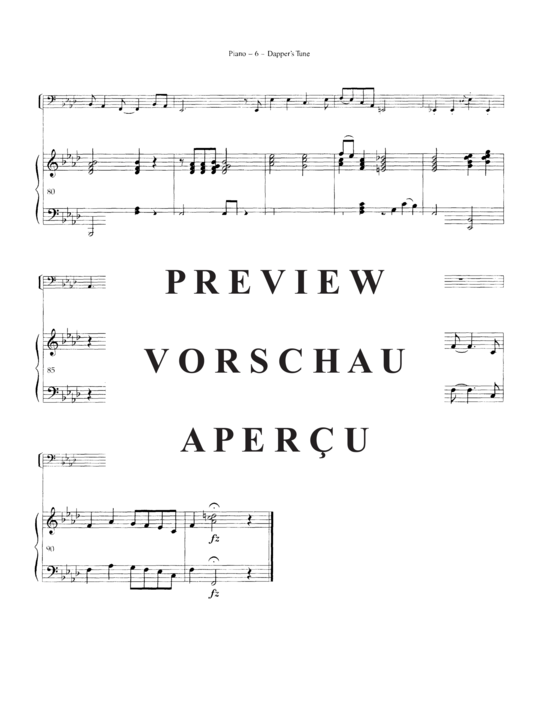 Product gallery: Page 10 of 12 Dapper´s Tune , , (Tuba + Keyboard + opt. Banjo)