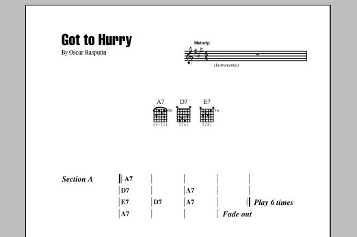 Produktbild zu: Got To Hurry