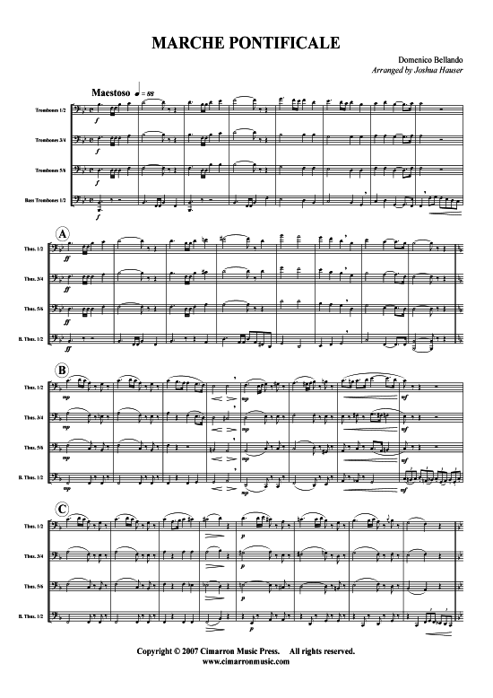 Product picture to: Marche Pontificale D. Bellando