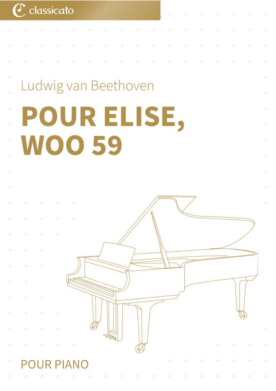 Produktbild zu: Pour Elise, WoO 59 - version simplifiéeLudwig van Beethoven