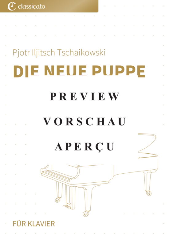 gallery: Die neue Puppe - Nr. 9 aus Kinderalbum op. 39 , , (Klavier Solo)