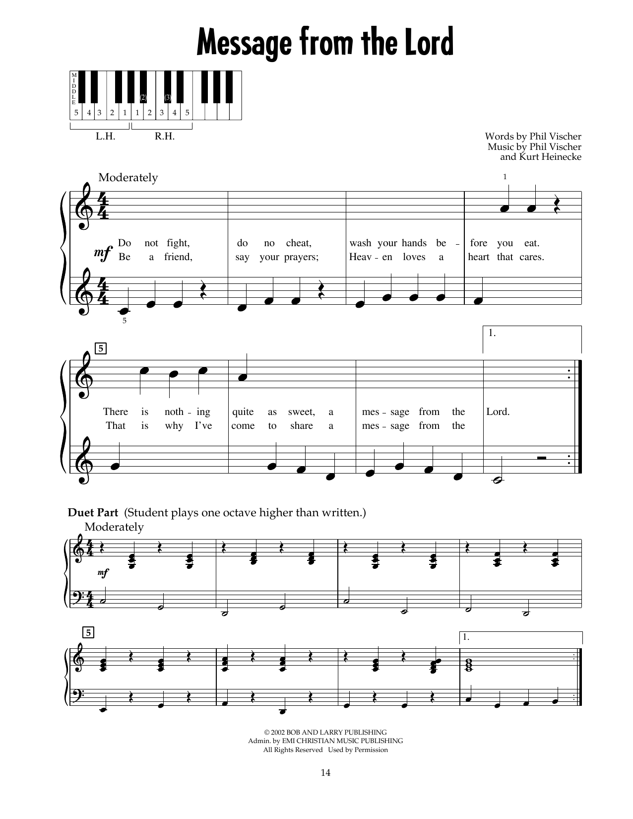 Produktbild zu: Message From The Lord (from Jonah - A VeggieTales Movie)