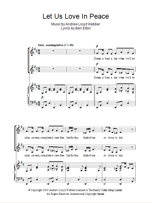 Produktbild zu: Let Us Love In Peace
