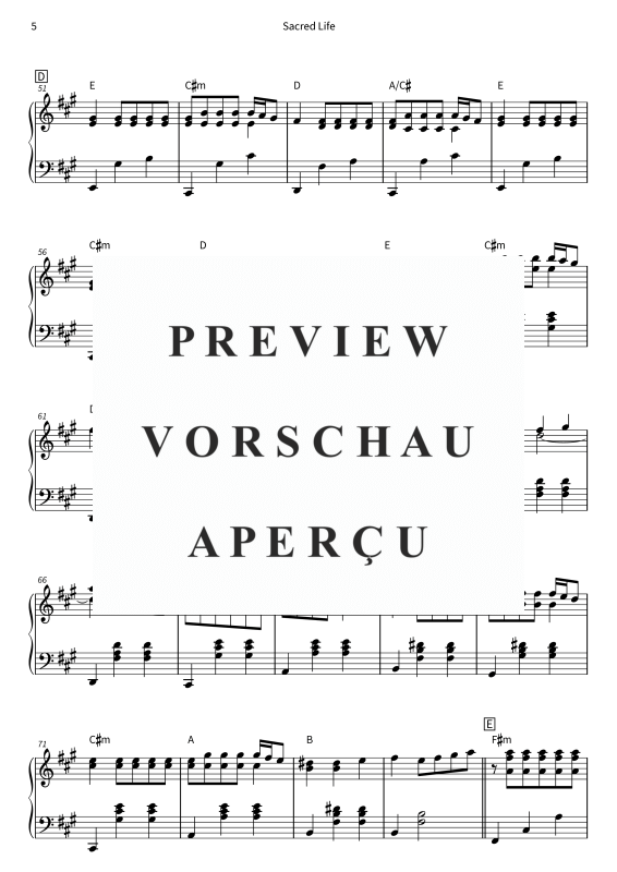 Produktgalerie: Seite 7 von 10 Sacred Life, Marco Wolf, Klavier Solo