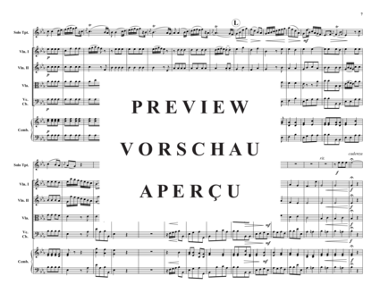 Product gallery: Page 8 of 21 Concerto in Es , , (trumpet + chamber orchestra)