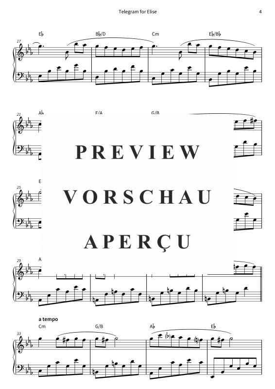 Produktgalerie: Seite 6 von 8 Telegram for Elise, Marco Wolf, Klavier Solo