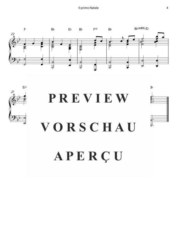 Produktgalerie: Seite 6 von 6 Il primo Natale - Il canto natalizio eterno, , Klavier Solo