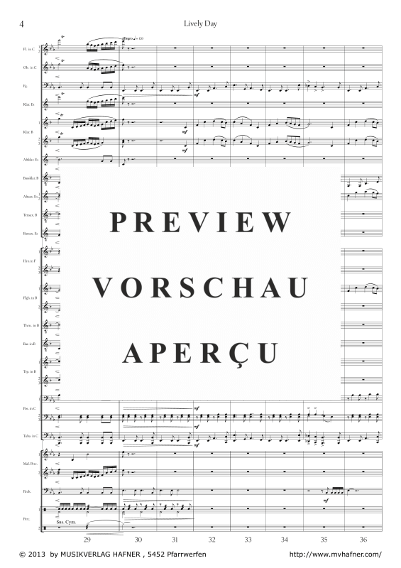 Product gallery: Page 9 of 11 Lively Day, , (large wind orchestra)