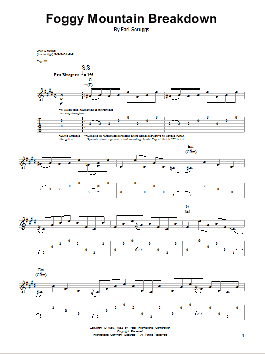 Produktbild zu: Foggy Mountain Breakdown