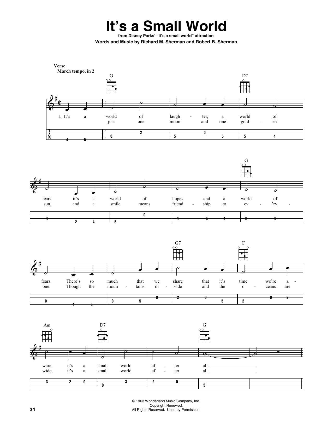 Produktgalerie: Seite 1 von 1 It's A Small World, Sherman Brothers