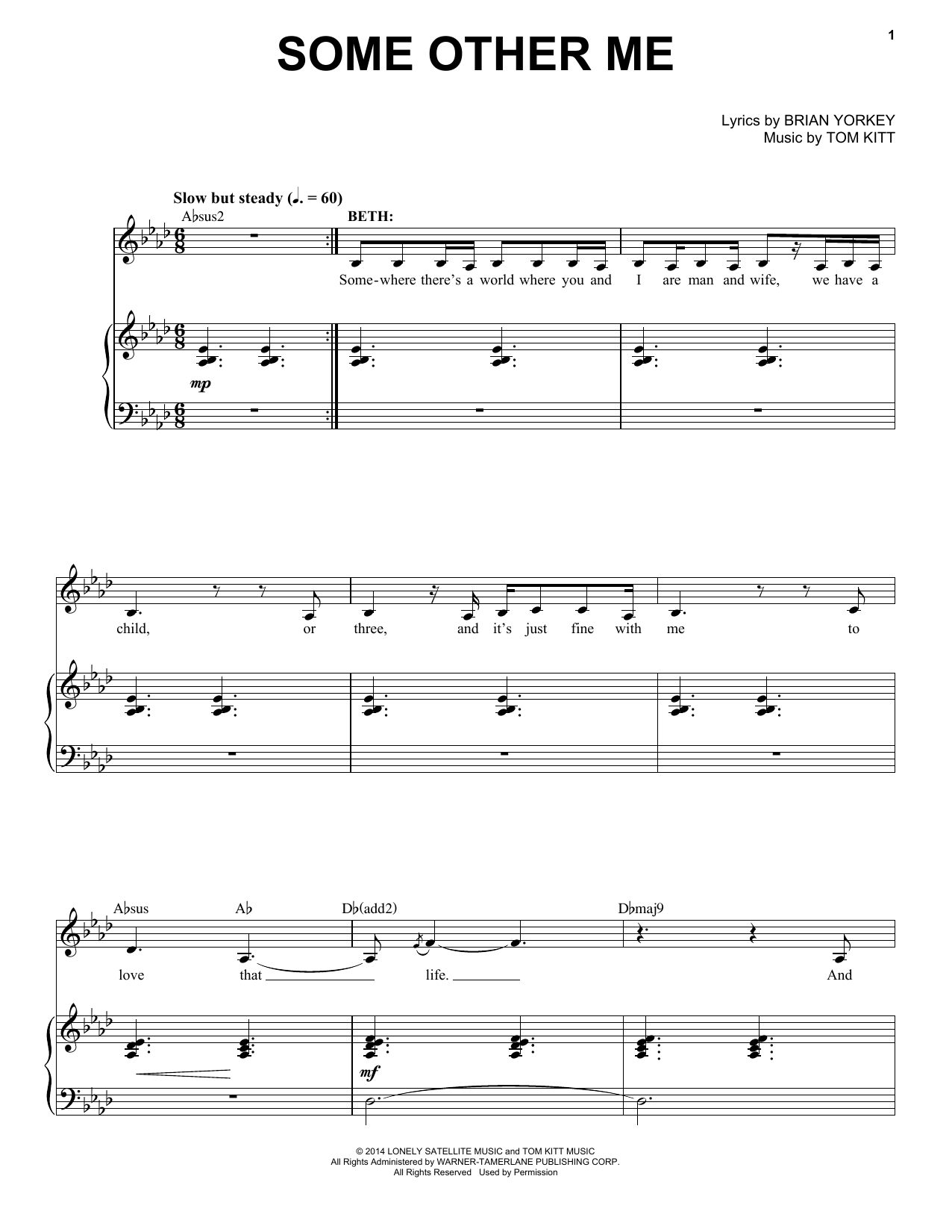 Produktbild zu: Some Other Me (from If/Then: A New Musical)
