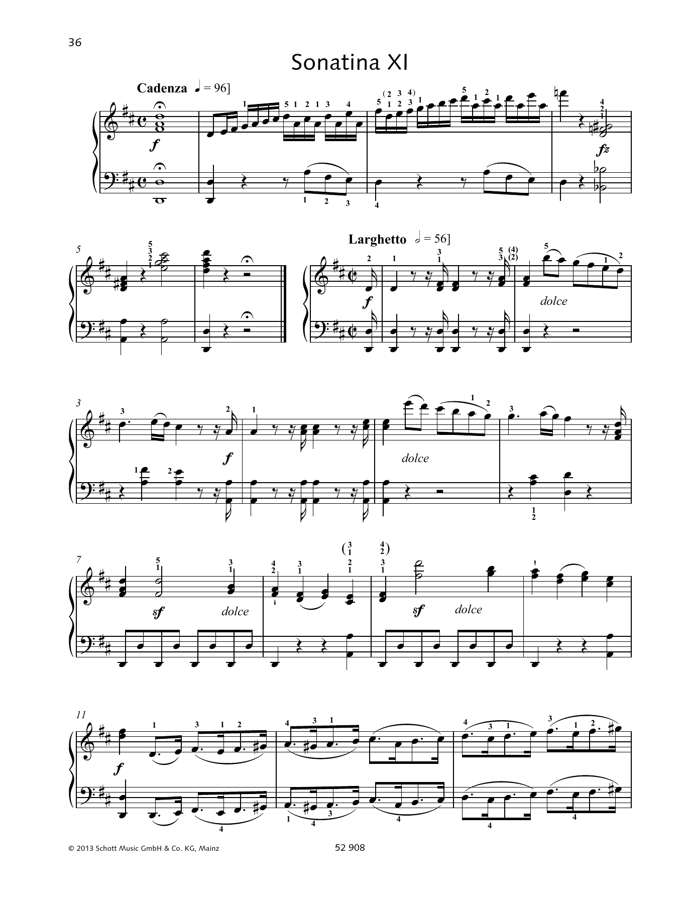 Produktbild zu: Sonatina XI